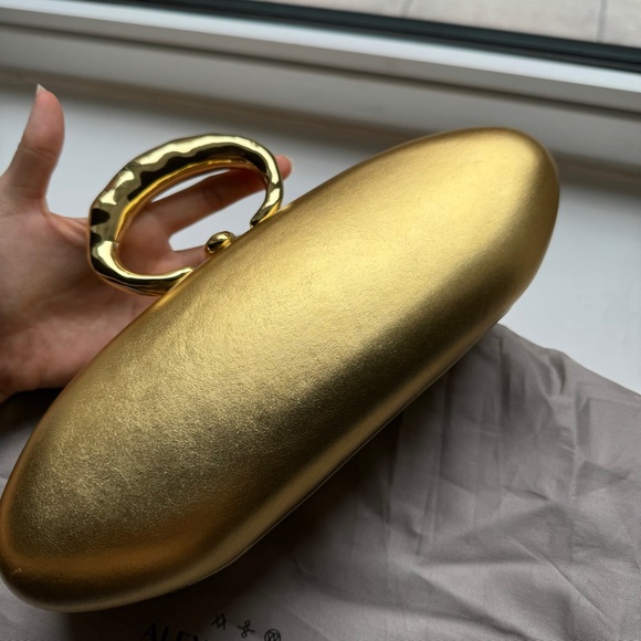 Alexis Bittar Molten Gold Bullet Minaudière - Picture 9 of 14